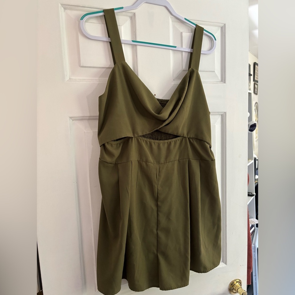 Army Green romper